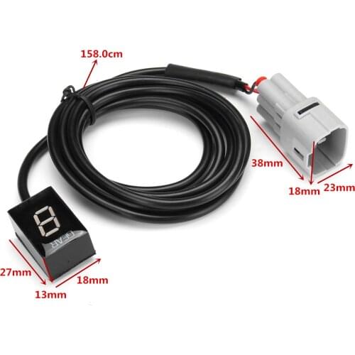 Motorcycle LCD 1-6 Level Gear Indicator Digital Gear Meter Gear Indicator for Suzuki GSX-R1000 GSX1400 SV650 SV1000 DL650 DL1000