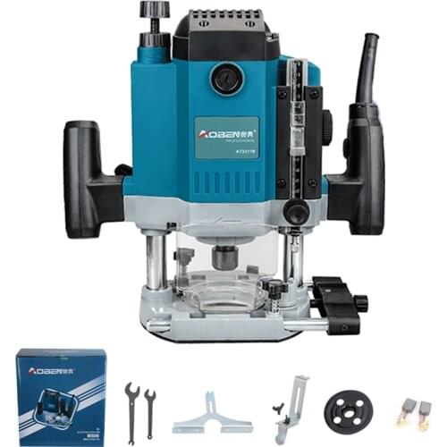 Woodworking Electric Trimming Machine Engraving Electromechanical Wood Milling Slot Machine Power Tool Trimming Machine