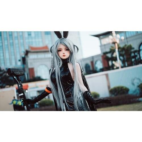Dollkii 31) Female Girl Silica Resin Cosplay BJD Cross Dressing Kigurumi Head Mask Anime Role Play Party Crossdresser Doll Mask