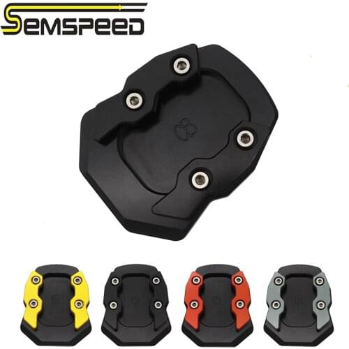 Red Motorcycle CNC Side Stand Enlarger For Honda CBR250 CBR300 CBR500 CB650 CB650F CB500F CB500X Kickstand Extension Plate Pad