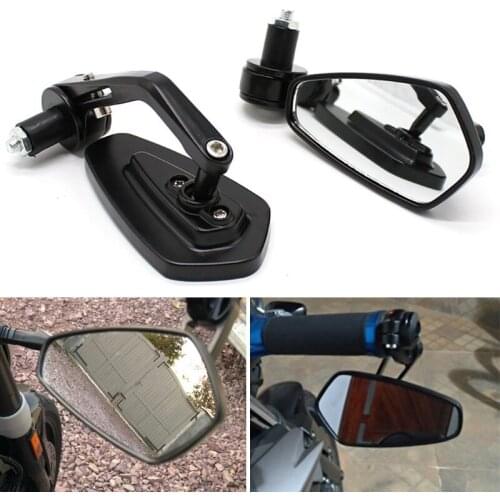 1 Pair 7/8" 22mm Motorcycle Rear Mirrors Motorbike Accessories Rearview Mirror Side View Mirrors for Moto Handle Accessories