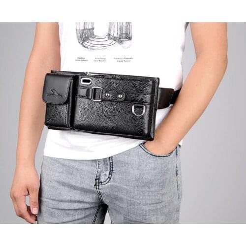 Xiaomi 2020 Mens Belt Bag Sports and Leisure Waist Bag High Capacity Crossbody Bag Fashion Chest Bag