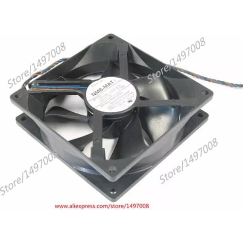NMB-MAT 3610RL-04W-B56 FB1 FB3 DC 12V 0.38A 4-Wire 90x90x25mm Server Cooling Fan
