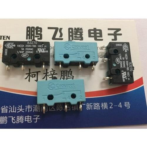 Original new 100% 83270 micro switch 10A 250V 3pin travel limitation with high sensitivity and light touch