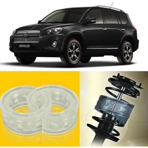 2pcs Power Front /Rear Shock Suspension Cushion Buffer Spring Bumper For Toyota RAV4