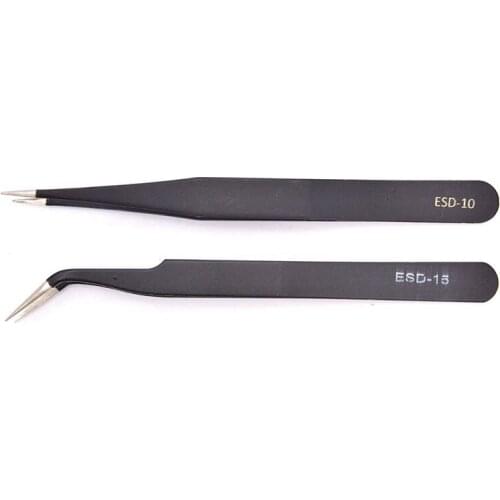 Eyelash Extension Tweezer Gold Stainless Steel Eyelashes Tweezers Professional For Volume Fan Makeup Tools