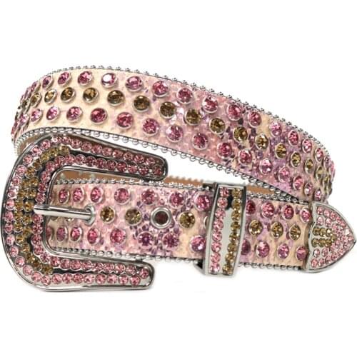 New Hot Western Cowgirl Cowboy Rhinestones Belts Fashion Luxury Strap Diamond Studded Belt For Women Men Pin Buckle Strap Jeans