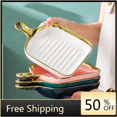 Luxury Plate Set Porcelain Tableware Kitchen Ceramic Bone China Dinner Set Kitchen Dishes Aparelho De Jantar Dinnerware Set