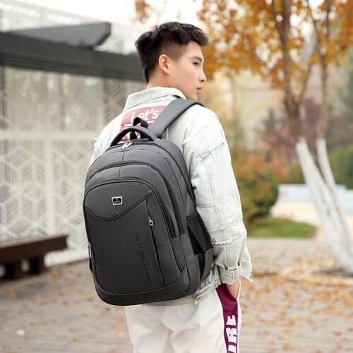 Backpack Men Large-capacity Business Trip Laptop Bag Trendy Couple Outdoor Travel Back Pack Youth Sport bag Teens School Backbag