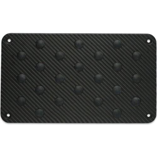 Universal High-end Real Carbon Fiber Car Foot Floor Carpet Mat Pad Anti-skid Mats Pads For Audi Bmw Benz Jaguar Land Rover Tesla