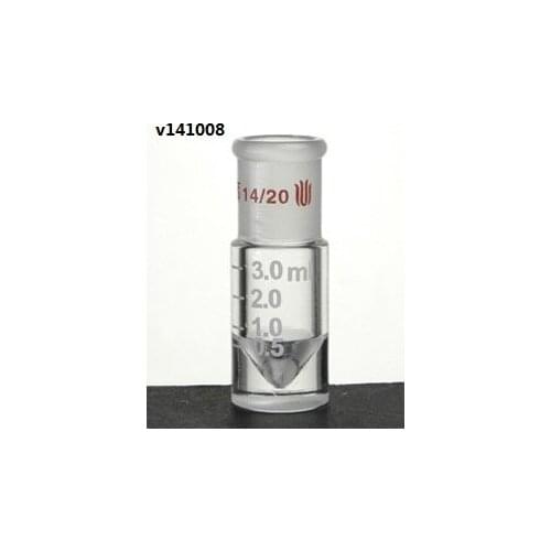 V141008 synthware Conical Reaction Vial, 14/20, Graduated, Jiont:14/20, Capacity:8ml