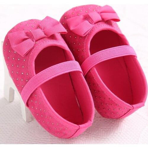 Spring and Autumn 0-1 years old female baby soft bottom baby indoor and outdoor toddler shoes