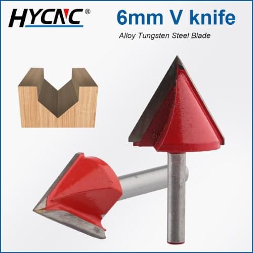 90 degree CNC carbide tungsten milling cutter 3D nut drill bit engraving bevel cutter V-position woodworking cutting tool