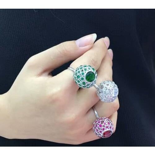 Xa478 Luxury Designer Fashion 925 Sterling Silver Jewelry zirconia shinning for lady women,cute&sweet ab