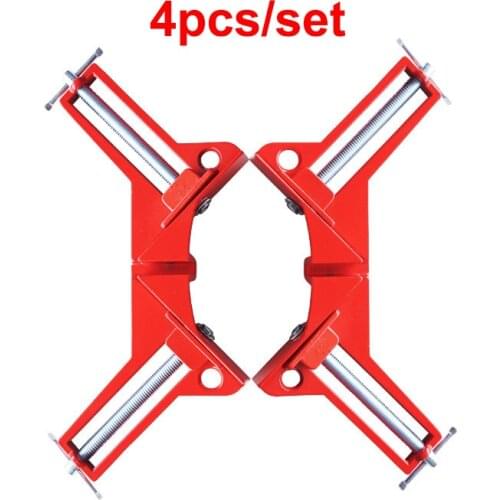 90 Degree Right Angle Clamps toggle clamp for woodworking Picture Frame Glass Fixture carpenter Hand Tool