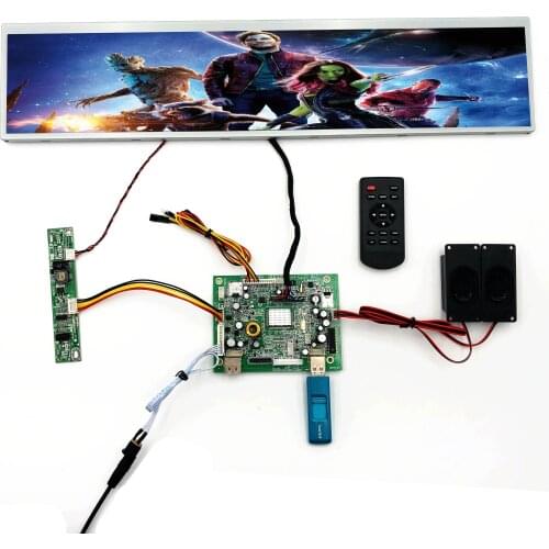 19.1 inch Stretched Bar LCD Panel DV190FBM-NB0 with 1920*360,Outline(mm)491.5 × 109.4 × 12.8 (H×V×D)