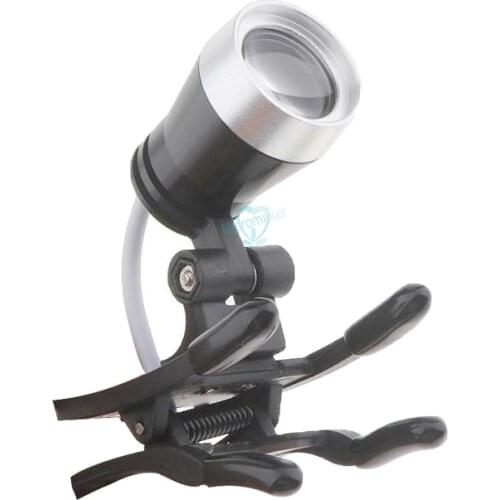 3W Dental Clip On Clamp LED Head Light Lamp For Dental Loupes with light Dental Instruments Tools