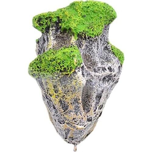 Fish Tank Artificial Resin Mountain View Rock Barrel Castle Ornament Cave Aquarium Decoration Fish Tank Accessories