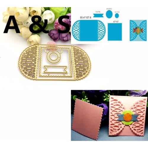 C10 METAL CUTTING DIES flower square gift Scrapbook card album invitation paper craft party decoration embossing stencil cutting