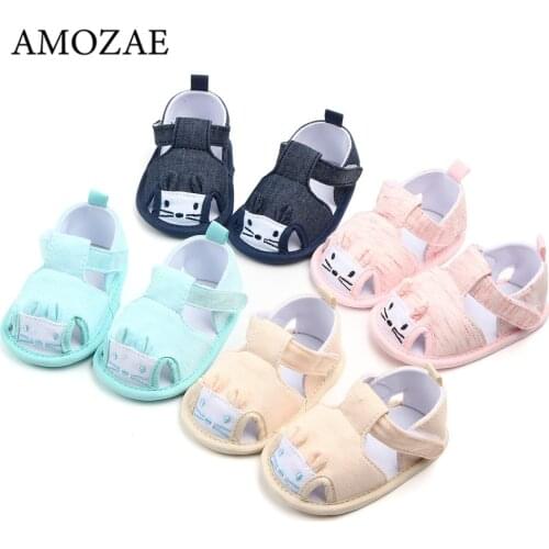Baby Shoes For Girls Newborn обувь для девочек Baby Girl Shoes сандали детские Cotton Sandals Soft Crib Shoes Infants Sandalias