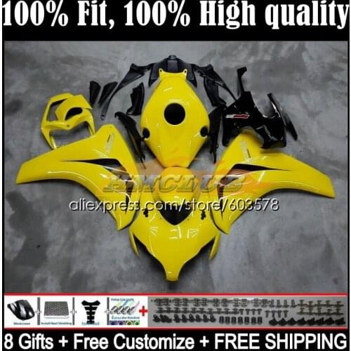 Injection For HONDA CBR1000 RR CBR 1000RR 48CL.27 CBR1000RR 08 09 10 11 CBR 1000 RR CC 2008 2009 2010 2011 Fairing Gloss yellow