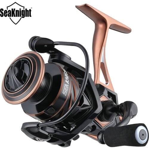 SeaKnight Fishing Reel NAGAII 2000 2500S 3000 4000 50009+1BB 9KG-15KG 5.2:1 Aluminum Spool Wheel Carp Spinning Reel