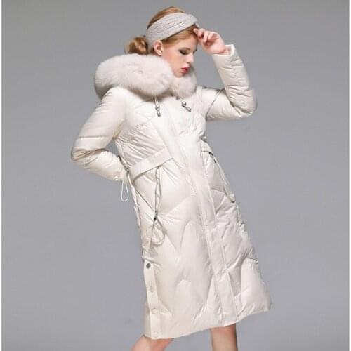 2020 New Womens Winter 90 white duck down coat Windproof Jacket With fur Collar clothes Waterproof jackets Women Parka Coats