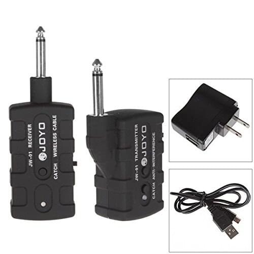 Rechargeable 2.4Ghz Audio Wireless Digital Guitar&Amp.Transmitter Receiver for Guitar,Bass,Mandolin,Banjo universal Wirelessjw01
