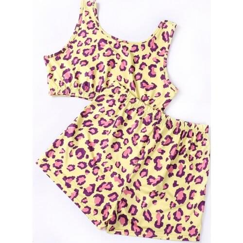 Sexy Bodycon Sleepwear Women Sexy Yes Daddy Printed Casual Two Piece Set Crop Top + Shorts Pants Ladies Summer Short Tracksuit