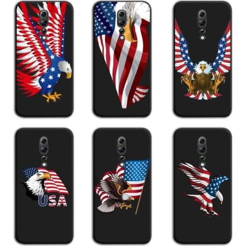 USA Bald Eagle American Flag Phone Case For Oppo A5 A9 2020 Reno2 z Renoace 3pro A73S A71 F11