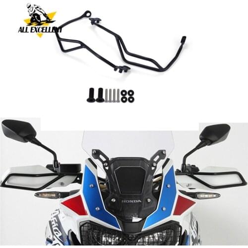 Steel Handguard Hand Guard Handlebar Handle Protector Crash bar For 2016-2018 Honda CRF1000L Africa Twin CRF 1000 L CRF1000 L