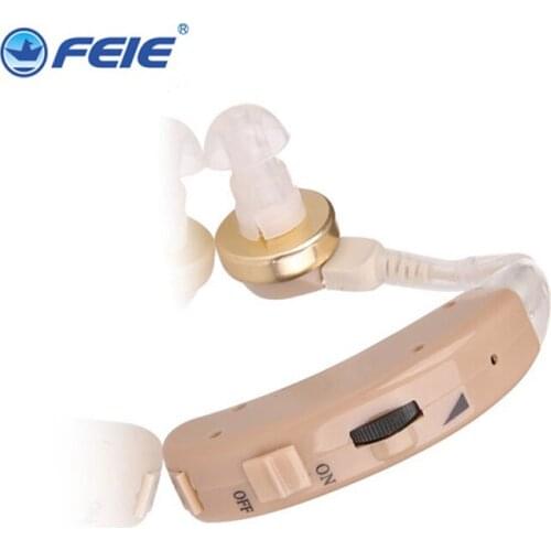 FEIE Hearing aid 2 pcs/lot ear listening device power amplifier aid headset for the deaf CE Approved S-8A Free Shipping