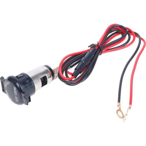 Hot sale 1pc Universal Waterproof 12V 120W Car Auto Tractor Lighter Power Socket Outlet Plug for Power Supply