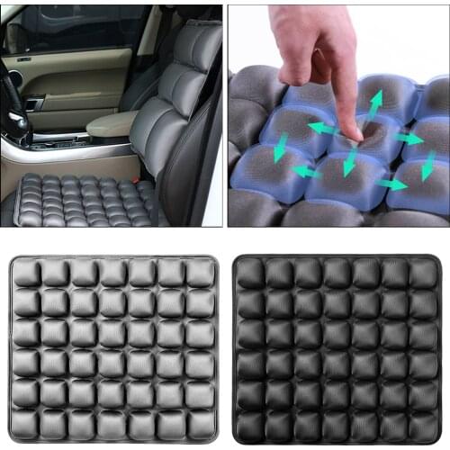 1pc Non Slip Air Water Inflatable Chair Pad Breathable Adjustable Seat Cover Pain Relief Pressure Relief Travel Office Daily Use