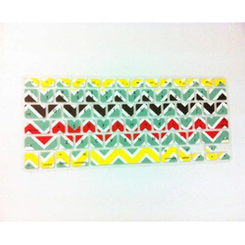 10pcs) Colorful waves Rainbow Keyboard Cover Protector Film for Macbook Air 13" Pro 13" 15" 17" Pro 15 with Retina Display