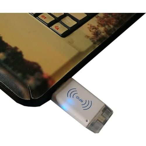 10PCS Portable USB Micro USB Double USB 125khz Proximity RFID card Reader