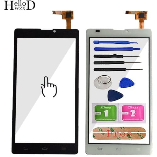 100% Tested Front Touchscreen For ZTE Blade L2 Touch Screen Glass Digitizer Panel Lens Sensor Flex Cable Repair Parts