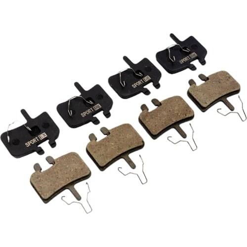 Bicycle Disc Brake Pads for Hayes HFX 9/NINE/MAG Plus Disc Brake, 4 Pairs for 4 Calipers