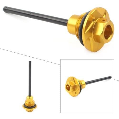 CNC Aluminum Motorcycle Oil Dipstick For Kawasaki KFX400 For Suzuki Arctic Cat 400 DVX 2003-2014 Quadsport Z400 LTZ400