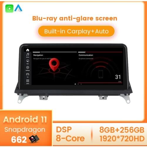 10.25inch 6G+64G IPS SCREEN Android9.0 Auto car Radio Multimedia for BMW X5 E70 X6 E71 2007-2013 Original CCC or CIC system