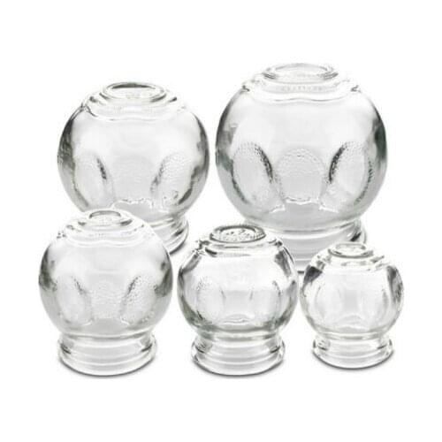 Chinese traditional medicine tank thickening glass vacuum cupping jar can opener cupping therapy S size tank 1# cute cups