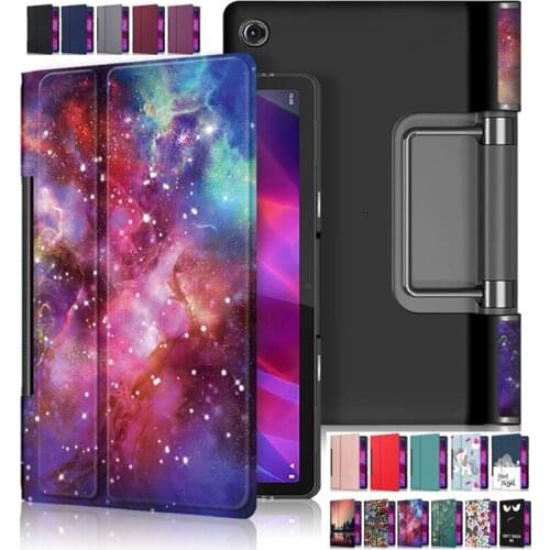 For Funda Lenovo Yoga Tab 11 Case PU Leather PC Cover For Lenovo Yoga Tab 11 2021 YT-J706F YT J706 Tablet Coque 11.0 Etui + Pen
