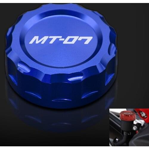 CNC Cylinder Reservoir Cover motorcycle new Rear brake reservoir cover caps For Yamaha MT07 MT-07 FZ07 FJ07 2013 2014 2015 2016