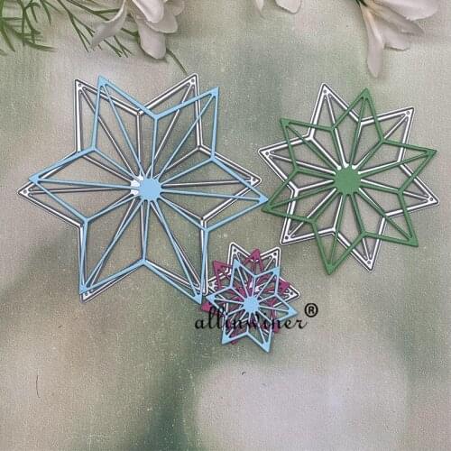 Star flower decoration Metal Cutting Dies Stencils For DIY Scrapbooking Decorative Embossing Handcraft Die Cutting Template