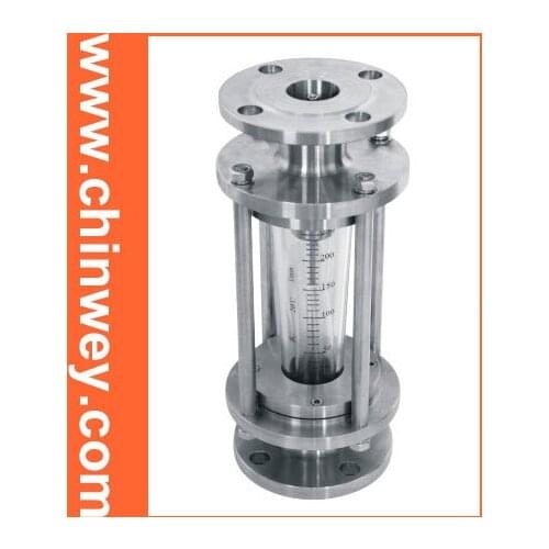 DN15 FA40 stainless steel #304 glass rotameter, nitric acid corrosion resistant flow meter for liquid and gas