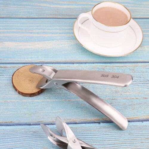 304 Stainless Steel Hot Bowl Holder Dish Plate Clamp Tongs Pan Pot Gripper Kitchen Retriever Clip Supplies Heat Insulation M2Y0