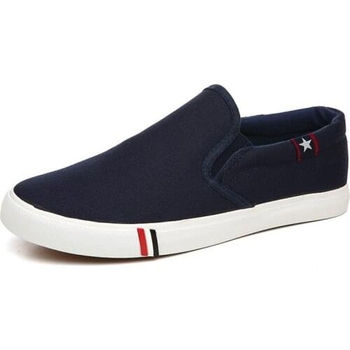 White Sneakers men casual shoes Slip On Canvas Shoes men Loafers Comfortable Vulcanized Shoes Mens Trainers Zapatos De Hombre