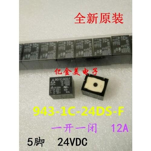 Brand new original relay 943-1C-24DS 943-1C-24DS-F 5 feet 12A 24V