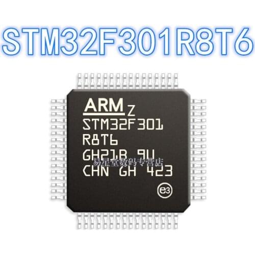 1PCS-5PCS 100% new original authentic STM32F301R8T6 QFP-64 32F301R8T6 QFP64 32-bit microcontroller chip
