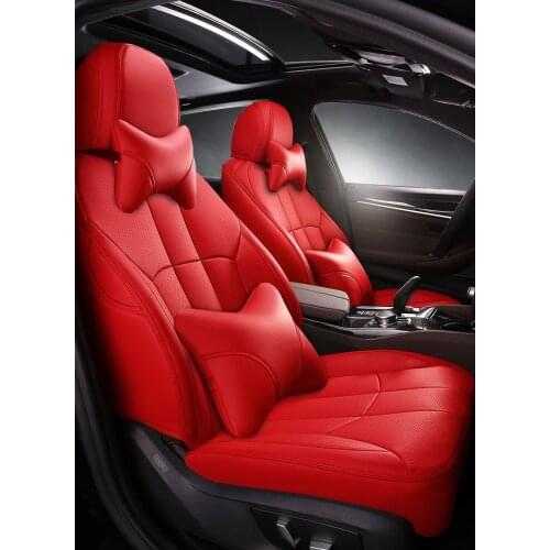 Custom car Seat Covers leather for Subaru Impreza Legacy XV Forester Outback TESLA MODEL-X car accessories automobiles styling